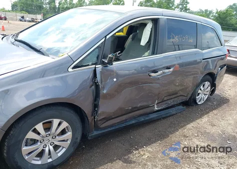 2015 Honda Odyssey Ex z USA, uszkodzony, nr VIN 5FNRL5H44FB013038